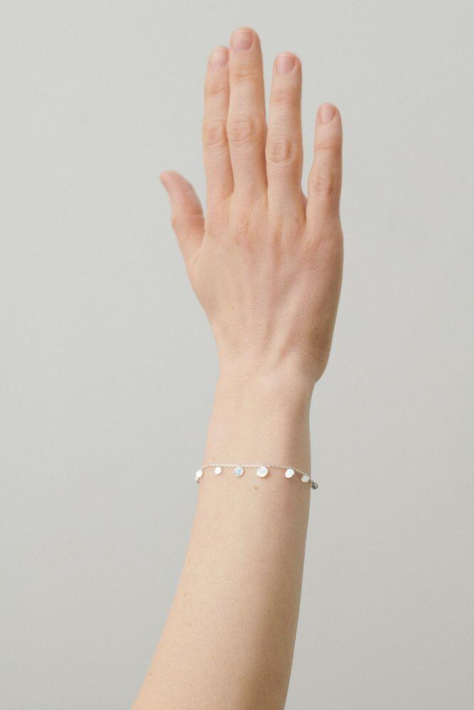 Sheen armbånd - sølv